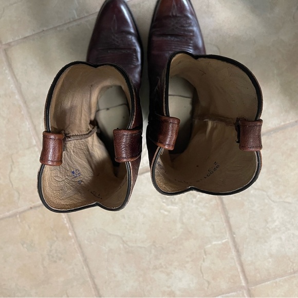 Dan Post Men’s Size 9 EW Brown Leather Western Cowboy Boots Made in the USA - Picture 9 of 10